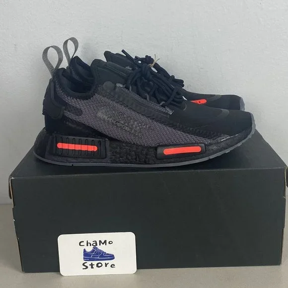 adidas | Shoes | Adidas Nmd R Spectoo Nasa Black Boost Low Top Running |  Poshmark
